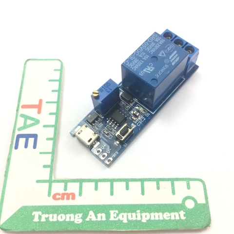 Mạch Tạo Trễ Kích Relay 0 - 24s Bằng Nút Nhấn