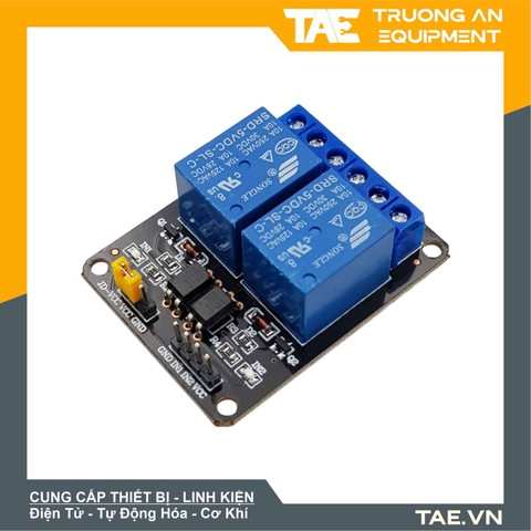 Module Relay với OPTO cách ly kích H/L 5VDC 10A 2 kênh