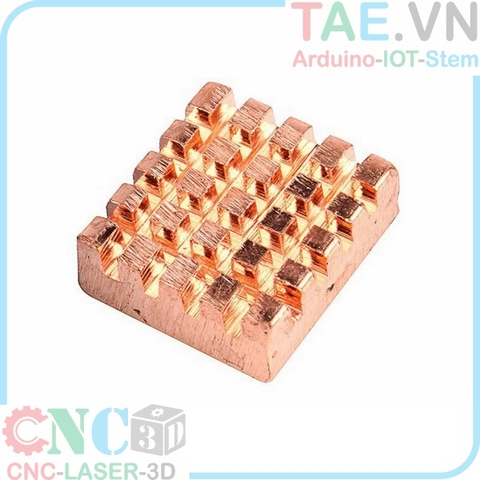 Copper Heat Sink for Raspberry Pi