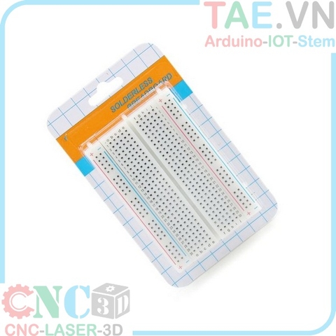 Mini Breadboard 400 lỗ 8.5CMX5.5CM