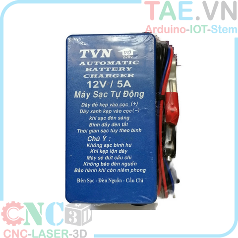 Bộ Máy Sạc Acquy Tự Động 12V5A