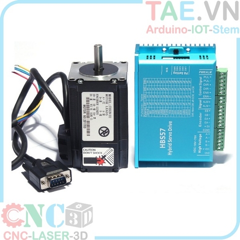 Combo Động Cơ Hybrid Servo 57HSE3N Và Driver HBS57