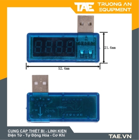 USB Kiểm Tra Dòng Và Áp Của Thiết Bị 3.5 - 7V / 0 - 3A