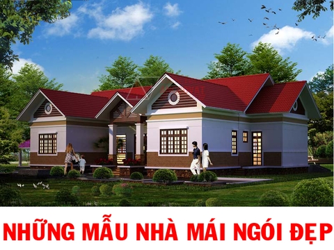 Bộ sưu tập các mẫu nhà mái ngói 1 tầng cấp 4 đẹp xao xuyến bao gia chủ