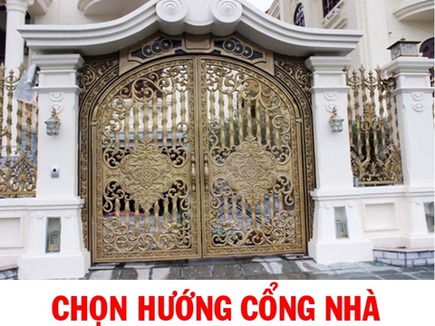 Hướng dẫn cách chọn hướng cổng nhà hợp phong thủy, cách khắc phục hướng xấu TV205076