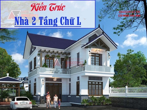 Kiến trúc nhà 2 tầng chữ L và những điều bạn nên biết