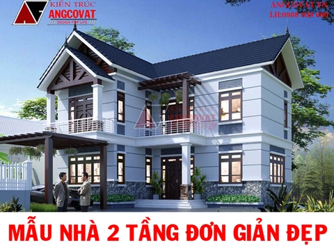 Bạn có đang tìm kiếm mẫu nhà 2 tầng đơn giản nông thôn tuyệt đẹp như thế này không?