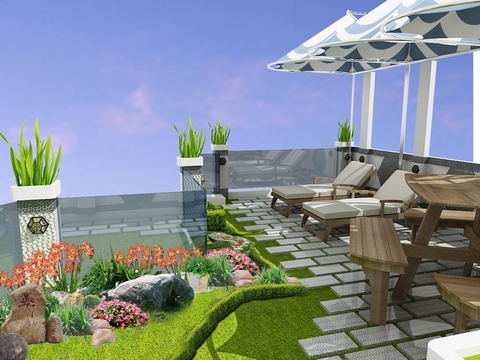 Những mẫu thiết kế sân thượng tuyệt đẹp đang thịnh hành hiện nay