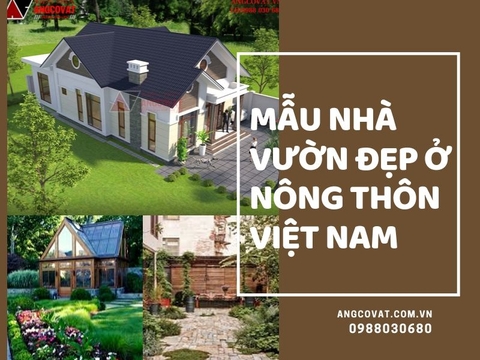 Chiêm ngưỡng sự thuần khiết của các mẫu nhà vườn đẹp ở nông thôn việt nam