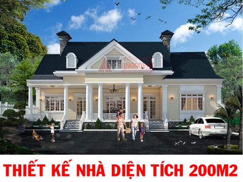 Mê mẩn với những thiết kế nhà diện tích 200m2 biệt thự vườn nổi bật năm 2017