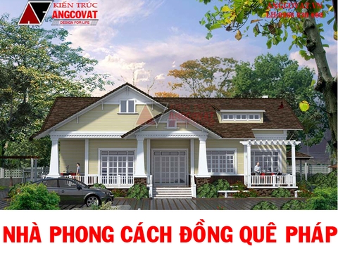 Bộ sưu tập thiết kế nhà theo phong cách đồng quê Pháp được hiện thực tại Việt Nam