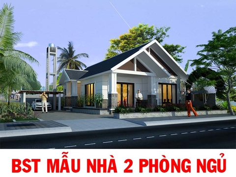 Tổng hợp những mẫu nhà 2 phòng ngủ mini nhỏ xinh TIN406076