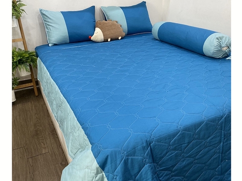 Chăn bộ 5 món 180x200 xanh dương - CNB500062