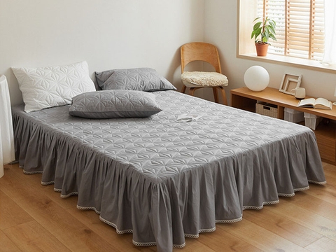 Drap phủ 150x200cm có thun 4 góc - xám - DRP00611