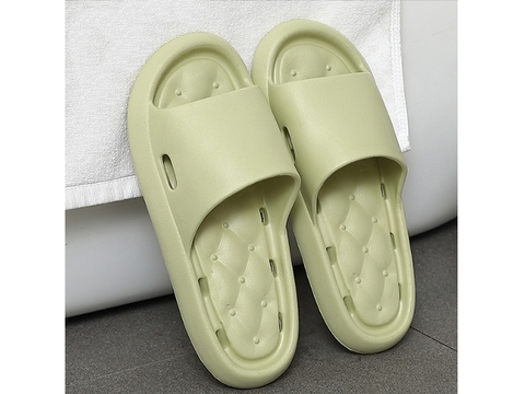 Dép nhựa - màu xanh lá - size 38-39 - GDP092389