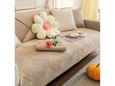 Thảm sofa 90x210cm - Đan xéo cafe sữa - TSF12793