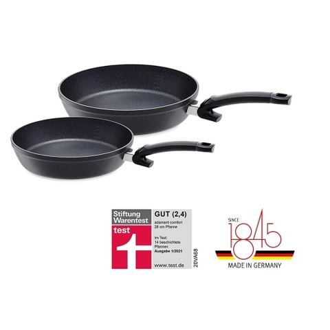 Set 2 Chảo chống dính Fissler Adamant Comfort size 24 và 28 cm - made in GERMANY.