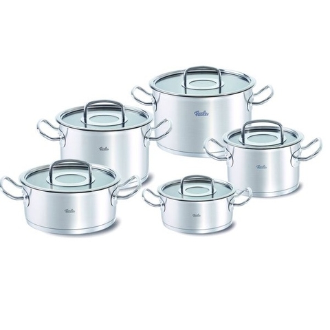 Bộ nồi inox 18/10 Fissler Profi Collection 5 nồi made in Germany