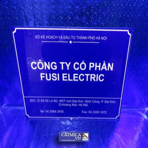 Biển văn phòng, biển công ty mica Biển văn phòng, biển công ty mica
