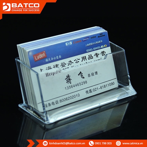 Kệ đựng card visit mica