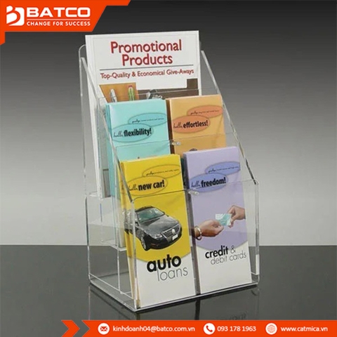Kệ mica đựng tạp chí, tờ rơi Kệ mica đựng tạp chí, tờ rơi
