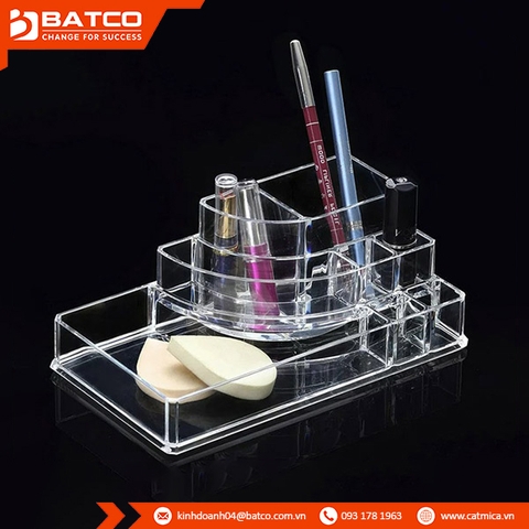 Kệ mica trưng bày mỹ phẩm Kệ mica trưng bày mỹ phẩm