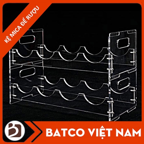 Kệ để rượu mica Kệ để rượu mica