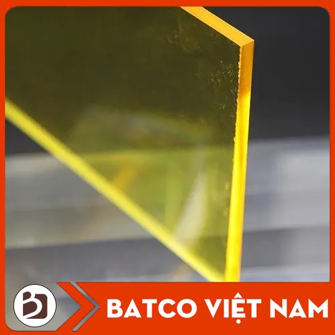 TẤM POLYCARBONATE ESD MÀU VÀNG XUYÊN SÁNG HÀN QUỐC