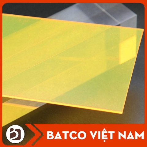 TẤM POLYCARBONATE ESD MÀU VÀNG XUYÊN SÁNG HÀN QUỐC