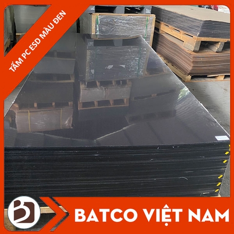 TẤM POLYCARBONATE ESD MÀU ĐEN HÀN QUỐC