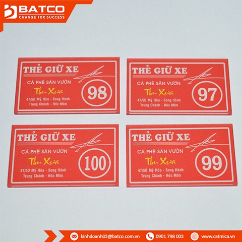 THẺ VÉ XE MICA THẺ VÉ XE MICA