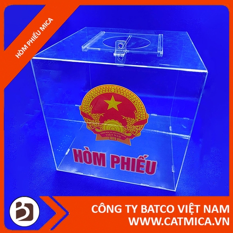 THÙNG PHIẾU BỐC THĂM MICA