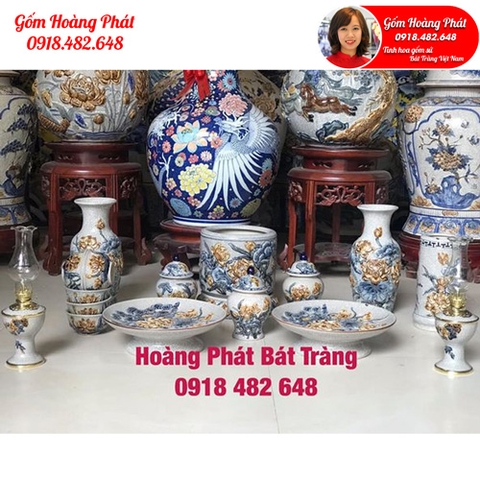 Cách bày bộ đồ thờ ban thờ gia tiên theo phong tục Việt Nam