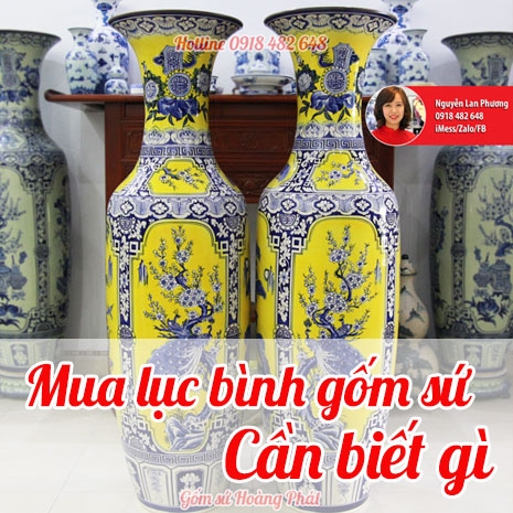 Mua lộc bình gốm sứ Bát Tràng, những điều cần biết