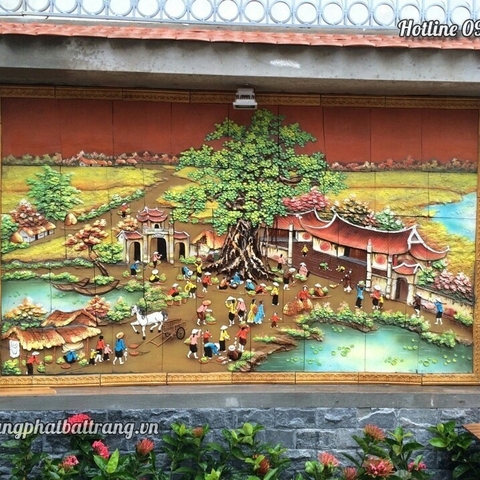 Quy trình làm tranh ghép gốm, ghép sứ, mosaic