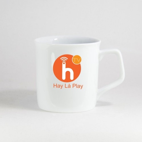 Cốc in logo HayhayTV