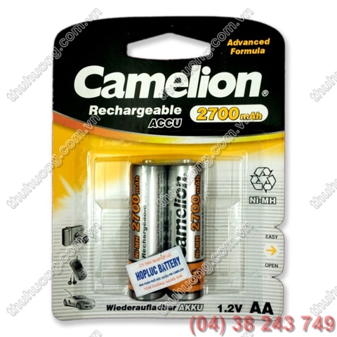 Pin tiểu AA sạc 2700mAh - CAMELION NH-AA2700BP2