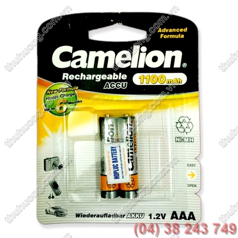 Pin đũa AAA sạc 1100mAh - CAMELION NH-AAA1100BP2