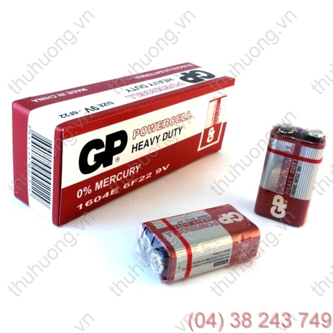 Pin vuông 6F22 - GPbattery 1604E