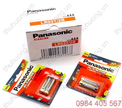 Pin đũa AAA vỉ - PANASONIC AM4-LR03(T/2B)