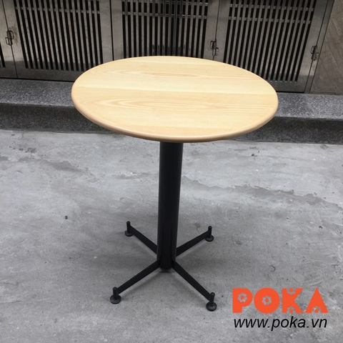 Bàn gỗ veneer sồi chân sắt X Bàn gỗ veneer sồi chân sắt X