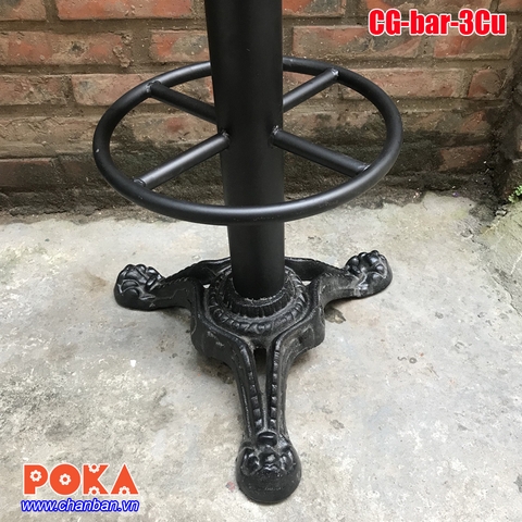 Chân bàn bar gang đúc CG-Bar-3Cu Chân bàn bar gang đúc CG-Bar-3Cu