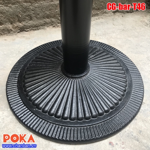 Chân bàn bar gang đúc CG-Bar-T46 Chân bàn bar gang đúc CG-Bar-T46