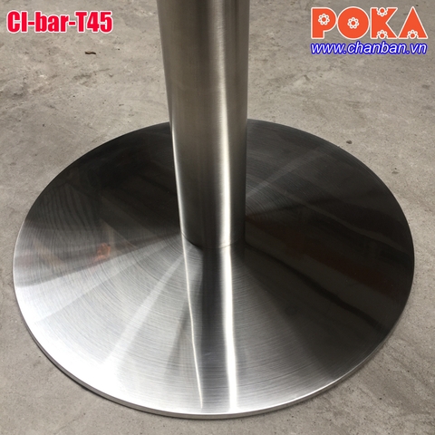 Chân bàn bar inox tròn CI-bar-T45 Chân bàn bar inox tròn CI-bar-T45