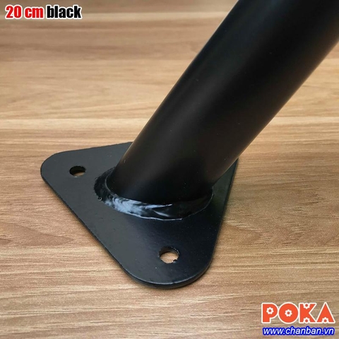 Chân bàn Louis Black 20cm Chân bàn Louis Black 20cm