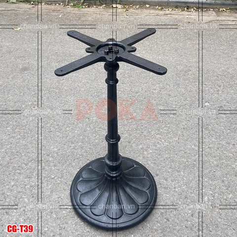Chân bàn gang đúc tròn CG-T39