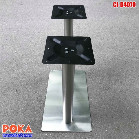 Chân bàn inox đôi CI-D4070 Chân bàn inox đôi CI-D4070