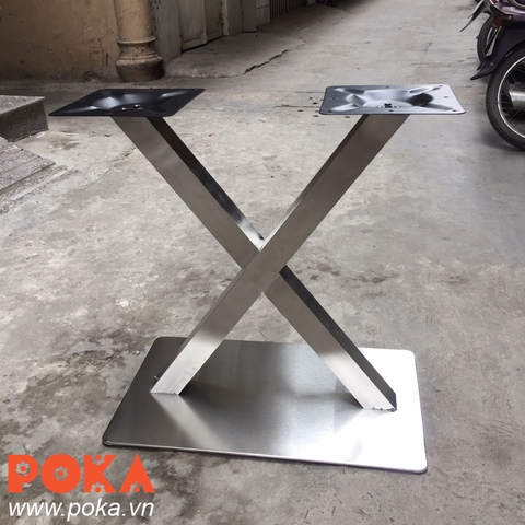 Chân bàn inox đôi CI-X-men Chân bàn inox đôi CI-X-men
