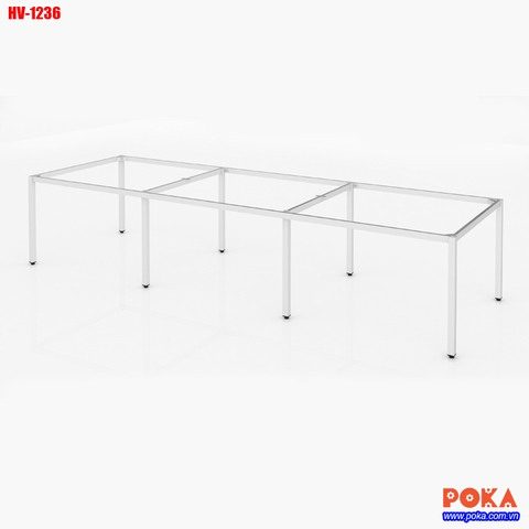 Chân bàn sắt hộp 40x40 1200x3600mm