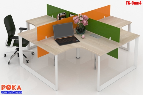 Chân bàn tam giác cụm 4 góc 2400x2400mm Chân bàn tam giác cụm 4 góc 2400x2400mm